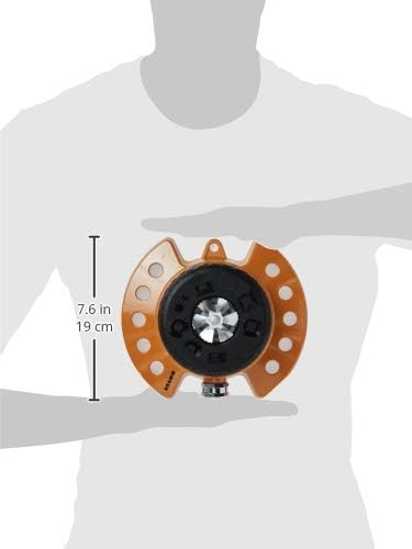 Dramm Available 15022 ColorStorm 9-Pattern Premium Turret Sprinkler with Heavy-D, Orange