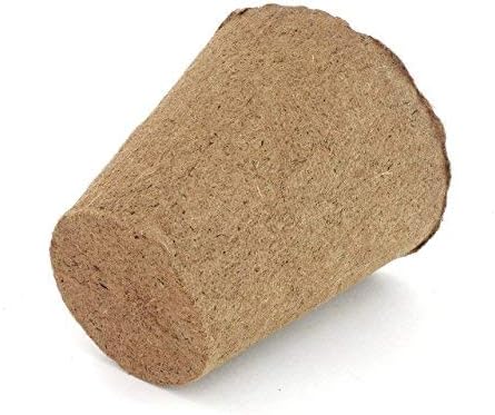 Daniel's Plants 3" Naked Pots | Natural Plantable Seed Starter Pots | OMRI-Listed Biodegradable Pots for Seedlings | Enhanced Drainage & Aeration | Earth Friendly - Peat Free (60, 3" Round)