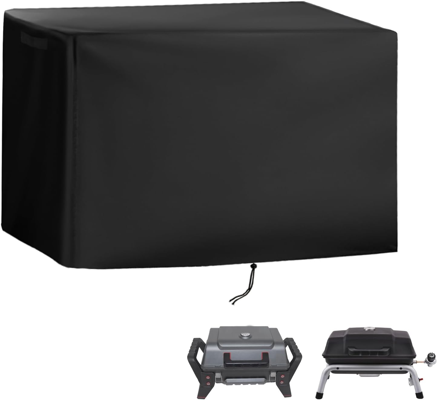 Grill Cover for Charbroil Grill2Go X200 Single Burner Gas Grill, Heavy-Duty 600D Tabletop BBQ Cover for CharBroil 1-Burner Portable Propane Gas Grill 17402049