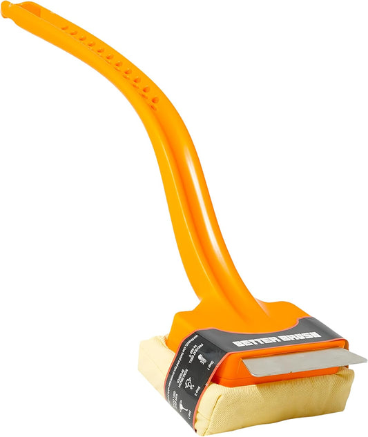 Grill Rescue BBQ Replaceable Scraper Cleaning Head - Bristle Free, Safe for Stainless Steel & Cast Iron Grates - Premium Aramid Fiber, Dishwasher Safe, Built-in Bottle Opener (Better Brush)