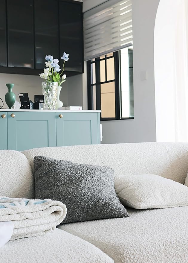 Dimoon 236''x17.7'' Blue Peel and Stick Wallpaper Contact Paper Modern Self Adhesive Wall Paper Removable Renter Friendly Textured Solid Color Shelf Cabinet Vinyl Roll (236''x17.7'',Nile Blue)