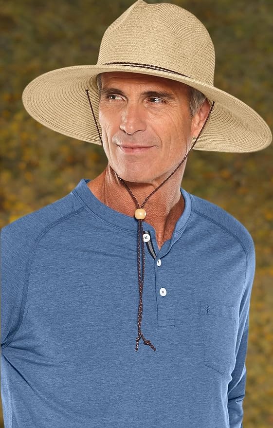 Coolibar UPF 50+ Men's Beach Comber Sun Hat - Sun Protective