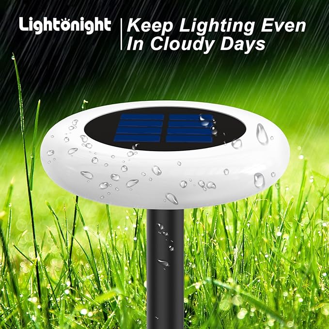 Colorful Solar Colorful Solar Lights Outdoor, Color Changing Solar Lights with Remote, Colorize Pathway Lights Solar Garden Lights for Landscape Walkway Patio Yard Pool