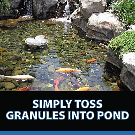CrystalClear ParaSalt Outdoor Pond & Water Garden Rock Salt Crystals, Anti Fish Parasite, Beneficial Stress Reducing & Slime Coat Treatment, Natural Aquatic Additive, Koi, Plants & Pet Safe, 10 lbs