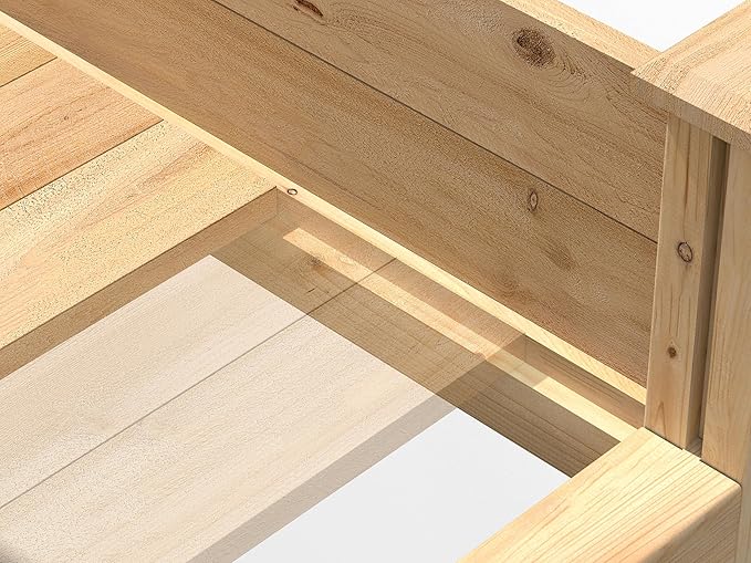 Greenes Fence Original Cedar Elevated Garden Bed, 24" W x 48" L x 31" H - Made in USA with North American Cedar