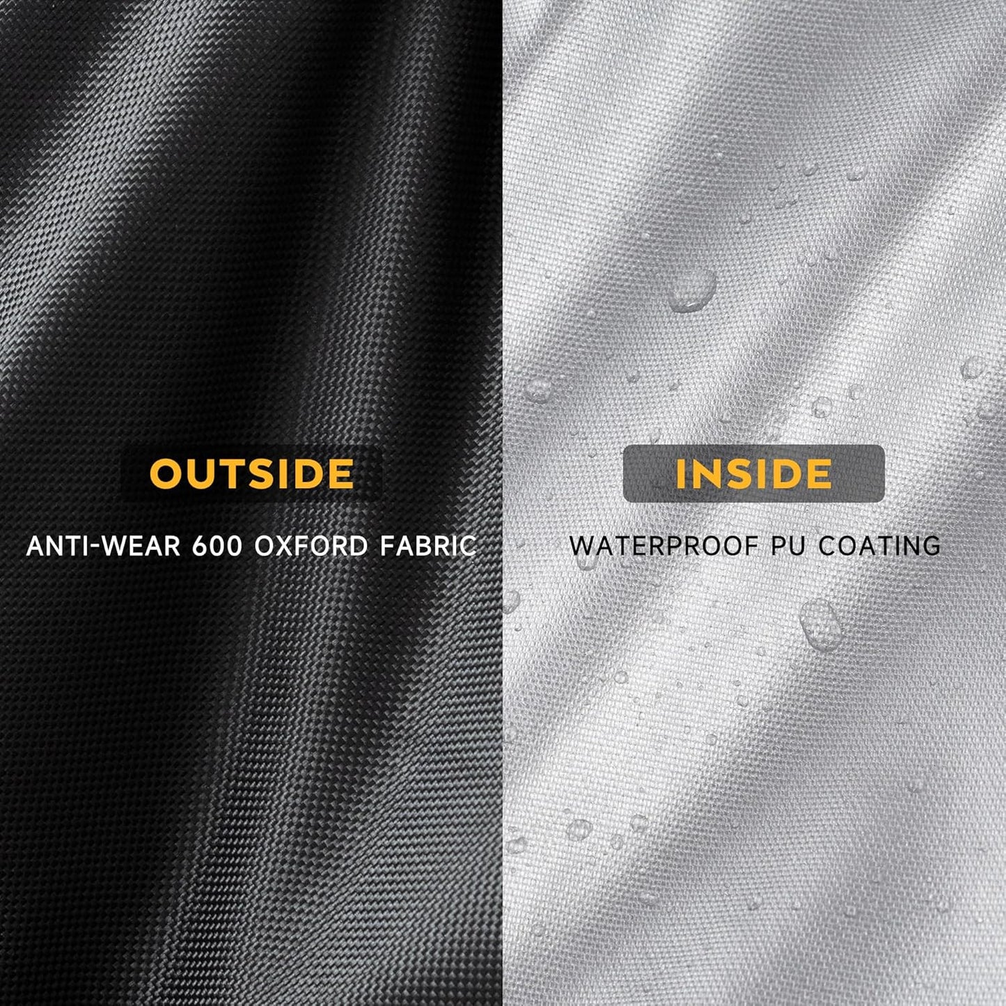 Grill Cover for Blackstone 1860 2225 On The Go Range Top Combo Griddle, Heavy-Duty 600D Tabletop BBQ Cover for Blackstone 22 inch Camping Griddle