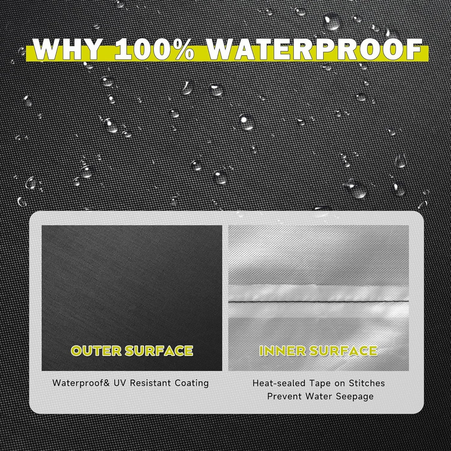 Griddle Cover for Member's Mark Pro Series 5-Burner Outdoor Gas Grill Model # G70305, Flat Top Grill Cover for Member's Mark 5 Burner Outdoor Griddle Model # G70306-Waterproof