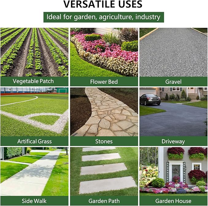 Broadfashion Woven Landscape Fabric 5.8oz, 3 x 300FT Weed Fabric Barrier, Double Layer, Garden Fabric Weed Barrier, Weed Control Fabric Ground Cover, Gardening Mat for Garden Beds, Landscaping