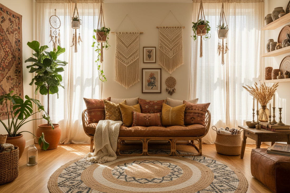 Boho Interior Design Ideas for Free-Spirited Homes