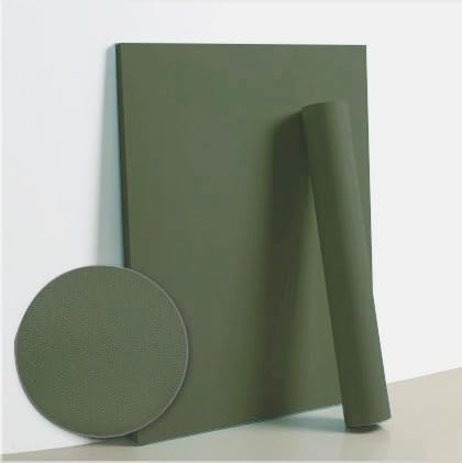 Dimoon 118''x15.7'' Green Skin Peel and Stick Wallpaper Contact Paper Modern Self Adhesive Wall Paper Removable Renter Friendly Textured Solid Color Vinyl Roll (118''x15.7'',Dark Green Skin)