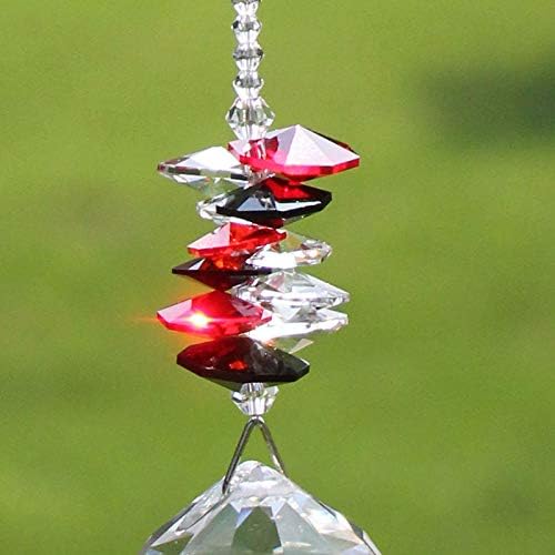 Crystal Garden Suncatcher Hanging Crystals Ornament for Window Rainbow Maker Prisms Home Decor Gift Boxed Sun Catcher Gift Idea for Mom Friends Grandma,Angel