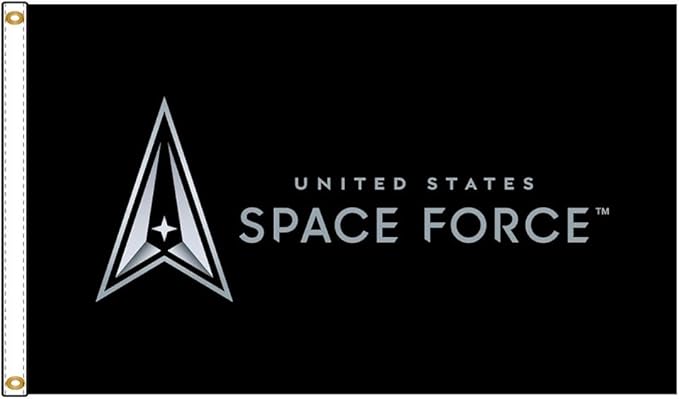 FlagSource Official U.S. Space Force Nylon Military Flag, Made in USA, 5x8'