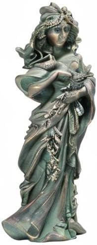 Design Toscano NG31497 Mother Nature Maiden of the Forest Statue,Full Color