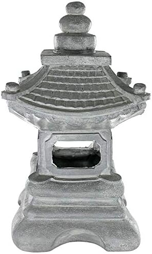 Design Toscano s/2 Chengdu Pagoda Asian Lantern Statues