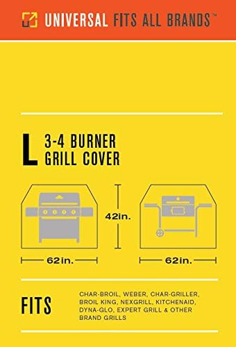 Char-Broil 3-4 Burner Large Performance Grill Cover- Tan