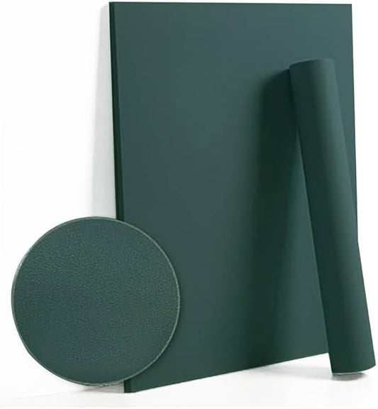 Dimoon 393''x17.7'' Green Peel and Stick Wallpaper Contact Paper Modern Self Adhesive Wall Paper Removable Renter Friendly Textured Solid Color Shelf Cabinet Vinyl Roll (393''x17.7'',Palegreen)