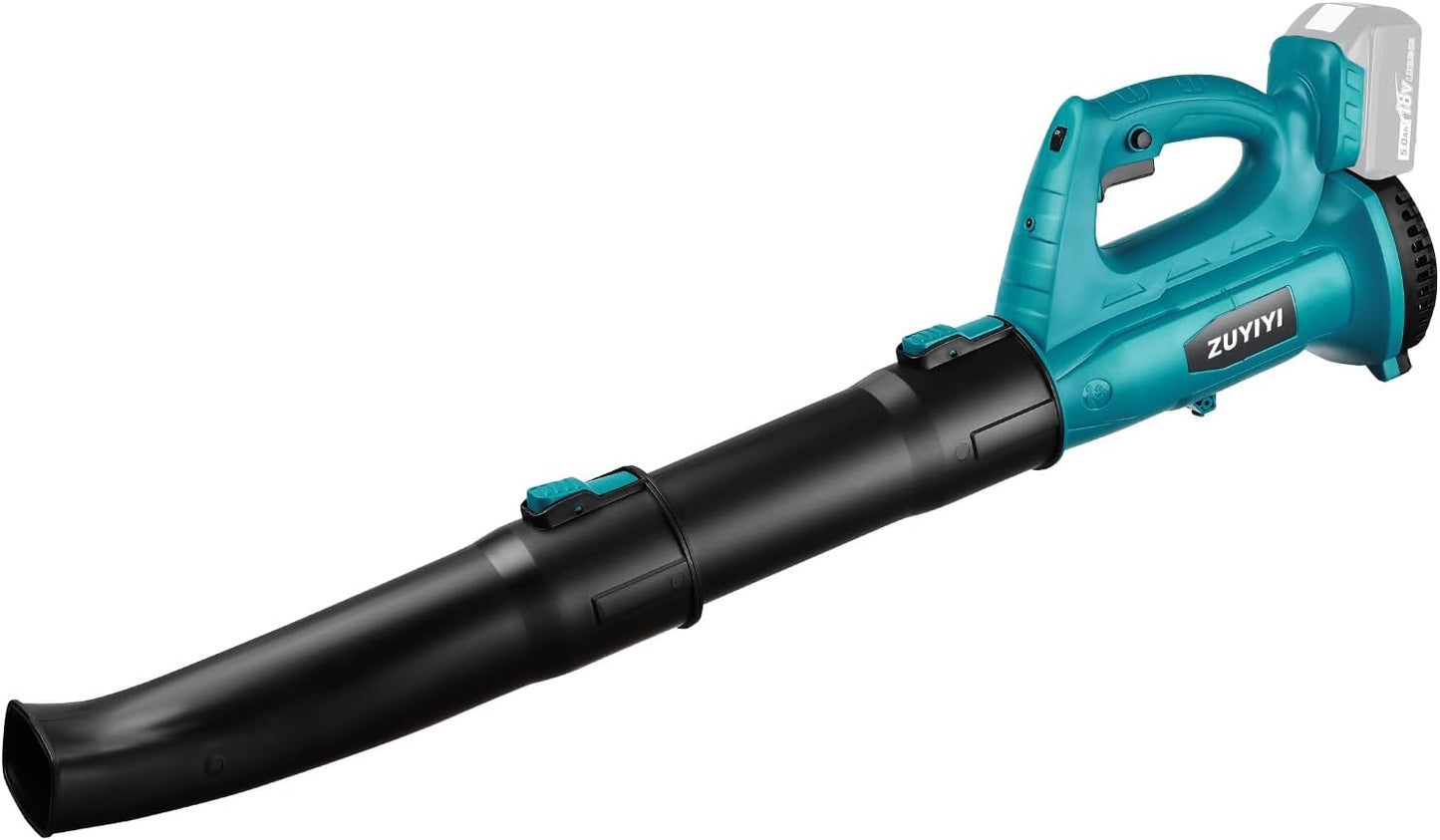 Cordless Leaf Blower for Makita 18V Battery, 450CFM 150MPH Electric Leaf Blower, 6 Speed Lightweight Handheld Leaf Blower for Lawn Care, Patio, Snow, Dust, Blowing Leaves (Battery NOT Included)
