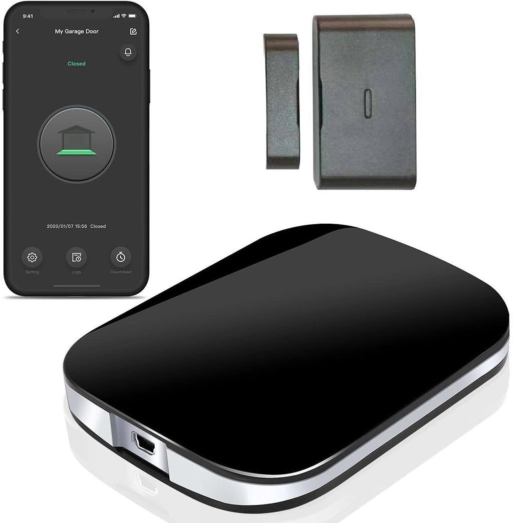 Smart Wi-Fi Garage Door Opener Remote,APP Control, Compatible with Alexa, Google Assistant, Siri, No Hub Required