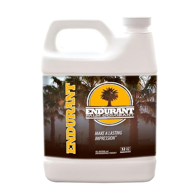 Endurant Palm Colorant – Non-Toxic Palm Tree Protector - Enhances Natural Beauty - Prevents Sunscald & Bark Damage -Easy Annual Application - Vibrant Long-Lasting Trunk Care - 32 oz