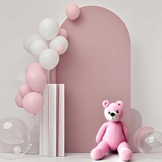 7.2FT Dusty Rose Wedding Arch Cover, Dusty Rose 7.2FT Arch Backdrop Cover,Chiara Covers for Wedding Birthday Party Celebration Decor