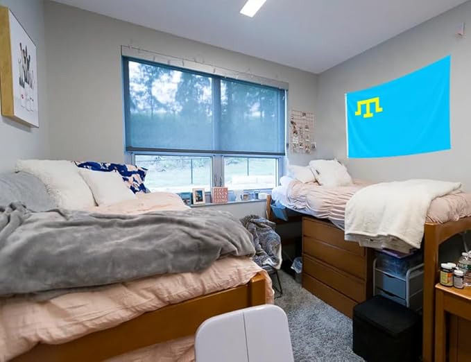 Crimea Tatar Flag 5x8FT Crimean Tatars Polyester Banner With 2 Grommets Fade Resistant Vivid Color For Patriotic Festival Events Party Decoration (Crimean Tatars, 5x8FT)