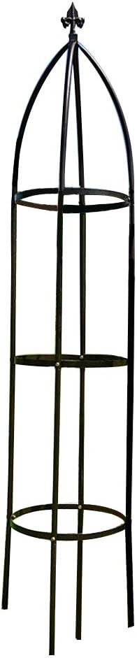 Garden Arch Trellis for Climbing Plants Rose Thicken Metal Wedding Arches Arbor Ceremony Party Outdoor Floral Decor Bronze