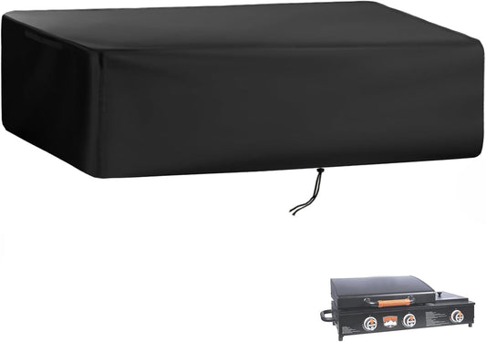 Grill Cover for Blackstone 1860 2225 On The Go Range Top Combo Griddle, Heavy-Duty 600D Tabletop BBQ Cover for Blackstone 22 inch Camping Griddle