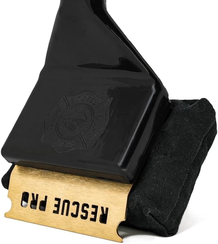 Grill Rescue BBQ Replaceable Scraper Cleaning Head, [Rescue-Upgraded], Bristle Free, Durable and Unique Scraper Tools for Cast Iron or Stainless-Steel Grates, Barbecue Cleaner (Rescue Pro Head)