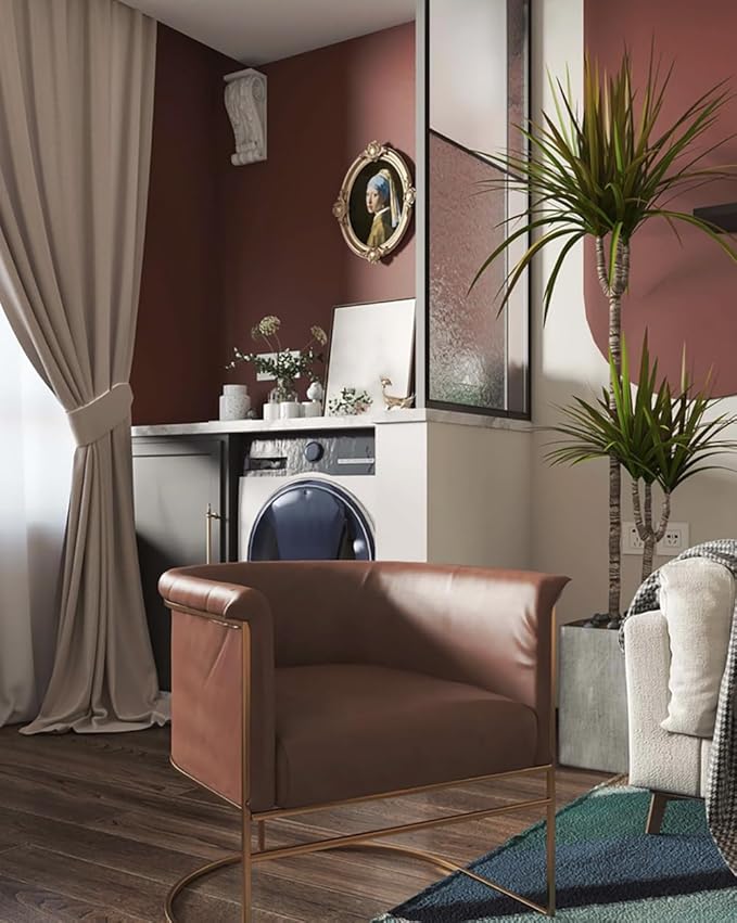 Dimoon 118''x17.7'' Red Peel and Stick Wallpaper Contact Paper Modern Self Adhesive Wall Paper Removable Renter Friendly Textured Solid Color Shelf Cabinet Vinyl Roll (118''x17.7'',Bordeaux Red)