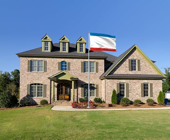 Double Sided Ukraine Crimea Flag 3x5FT Ukrainian Crimean Polyester Banner With 2 Grommets Fade Resistant Vivid Color For Patriotic Festival Events Party Decoration(Crimea UKR, 3x5FT-3ply)