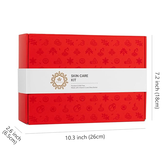 Red Rose 23 Pcs Facial Skin Care Set, Luxury Bath and Body Gifts for Women, Spa & Self-Care Gifts, Lip Gloss, Sheet Mask, Present, Bath Oil, Birthday, Christmas, Valentines, Mother Day, Bridal Shower