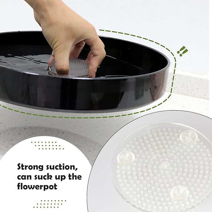 Calsoling 4 Pieces Flower Frog Transparent Flower Arrangement Holder, Round Pin Flower Holder Floral Arranging Frog with 3 Suction Cup from Japanese Ikebana Art for Home Plant Decoration DIY Craft