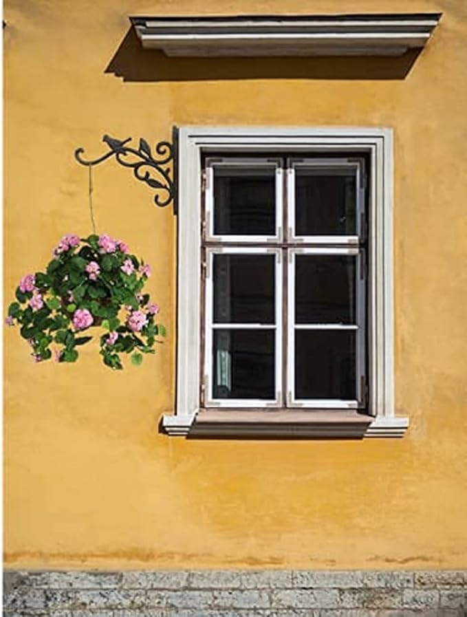 Comfy Hour Antique and Vintage Animal Collection Cast Iron Wall Mount Bracket, Hangers for Planter, Bird Feeder, Lanterns Wind Chimes, Outdoor Decoration- Bird