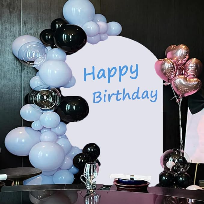 7.2 FT Double-Sided White Wedding Arch Cover, White 7.2 FT Spandex Arch Backdrop Cover, Chiara Backdrop Cover for Wedding Bridal Shower Birthday Party Decor