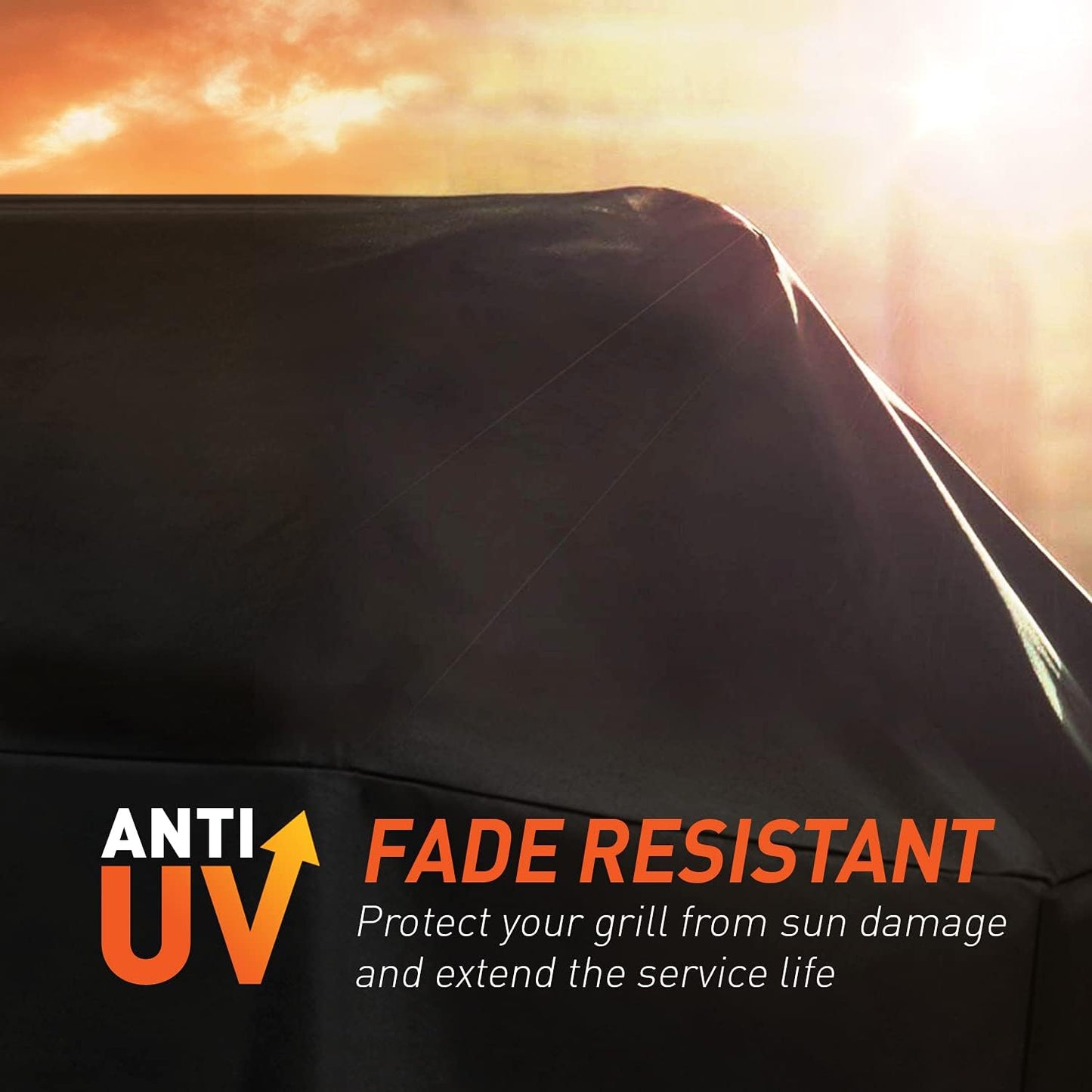 BBQ Grill Cover 55 inch, Waterproof Grill Cover for Outdoor Grill, Rip-Proof, Fade Resistant Barbecue Gas Grill Cover for Weber, Char Broil, Nexgrill etc., All Weather Resistant