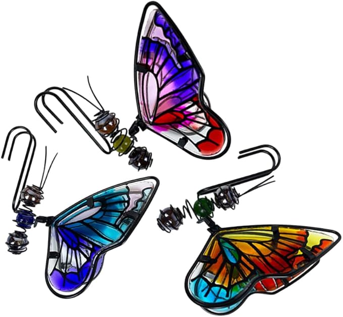 BESPORTBLE 3pcs Flower Pot Decoration Pendant Plant Pot Flower Pots Outdoor Decor Hangers Bonsai Decoration Plant Decor Hanger Iron Flower Pot Hanger Decor Glass Mini Accessories