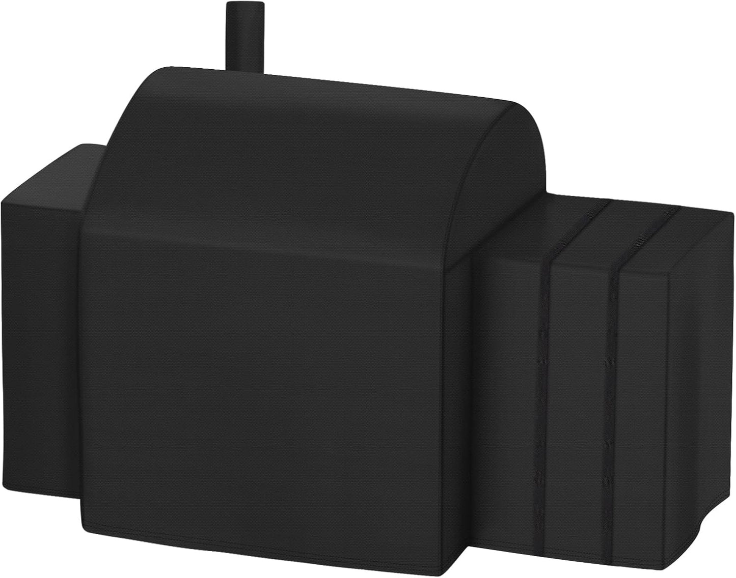 Grill Cover Fits for Char-Griller Outlaw 3724, E2137, Pro Deluxe 2735 Grill, Expandable BBQ Grill Cover 600D Heavy Duty Charcoal Grill Cover Waterproof Outdoor Grilling Cover, Model 3737