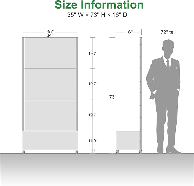 Casaphoria Metal Raised Garden Bed with Trellis and Wheels, 72"x35"x16" Planter Box for Climbing Plants, Vegetables & Vines, Features Drainage Holes and Privacy Screen (Black-Net)
