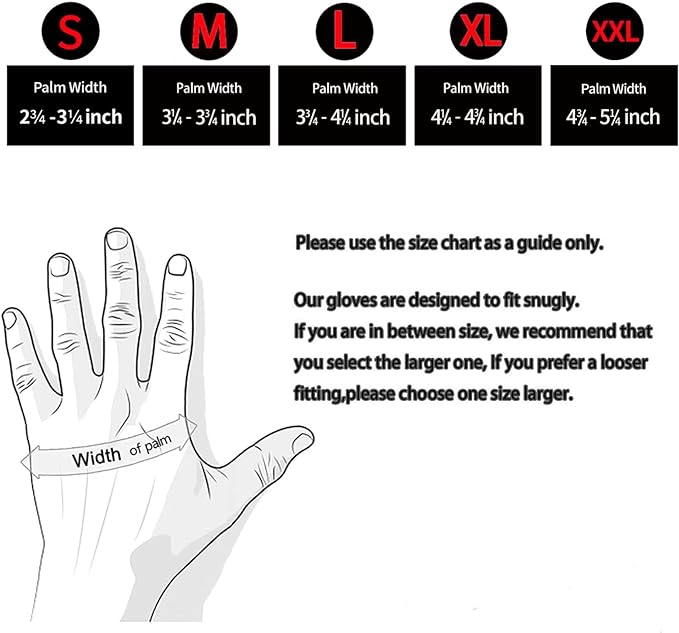 DULFINE High Performance Work Gloves For Men(3 Pairs Pack), High Dexterity Touch Screen For Multipurpose,Excellent Grip (Large)