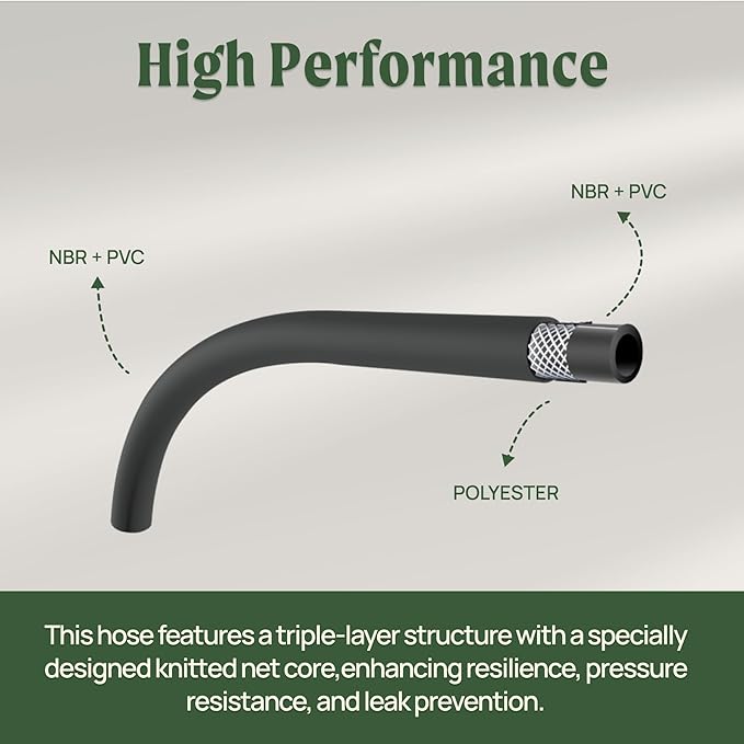 Garden Hose Reel Retractable 5/8" x 50ft Wall Mounted Hose Reel Automatic Rewind, Any Length Lock with 9 Patterns Sprayer Nozzle, Quick Connector and Adjustable shot Nozzle- Tidepool Blue