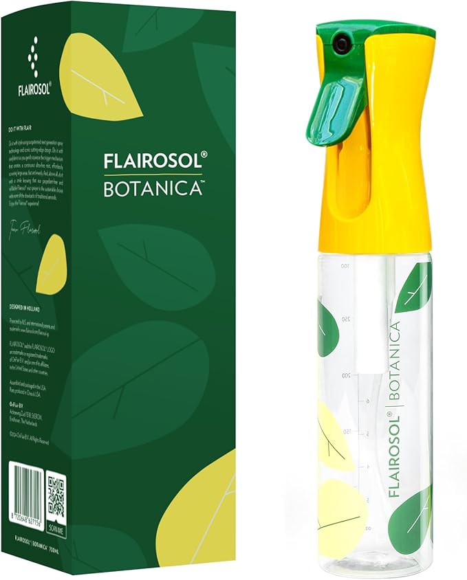 FLAIROSOL BOTANICA Plant Mister Water Spray Bottle, 10.1 oz 300 ML Mist Sprayer for Plants, Continuous Ultra Fine Mister Spray Bottle - Leak Proof - for Flowers, Gardening, Houseplants