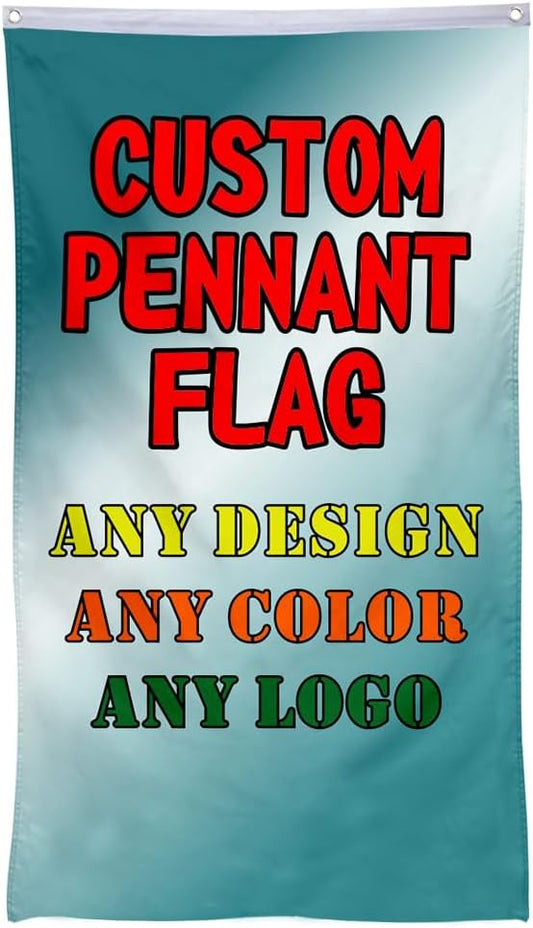 Customizable Games Funny Family Personalized Swallowtail flag Garden house banner Decor Double Stitched Polyester with Brass Grommets (Flat, 30x50in)