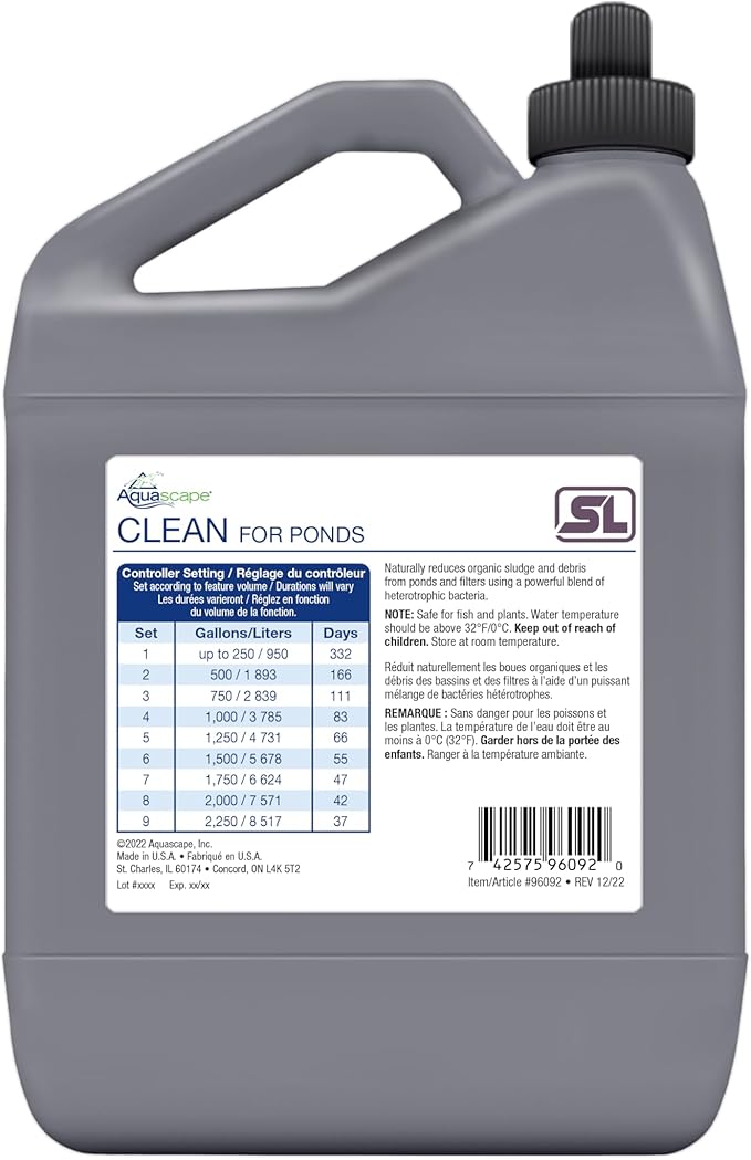 Aquascape Clean Pond Water Treatment for Dosing System SL, 96092