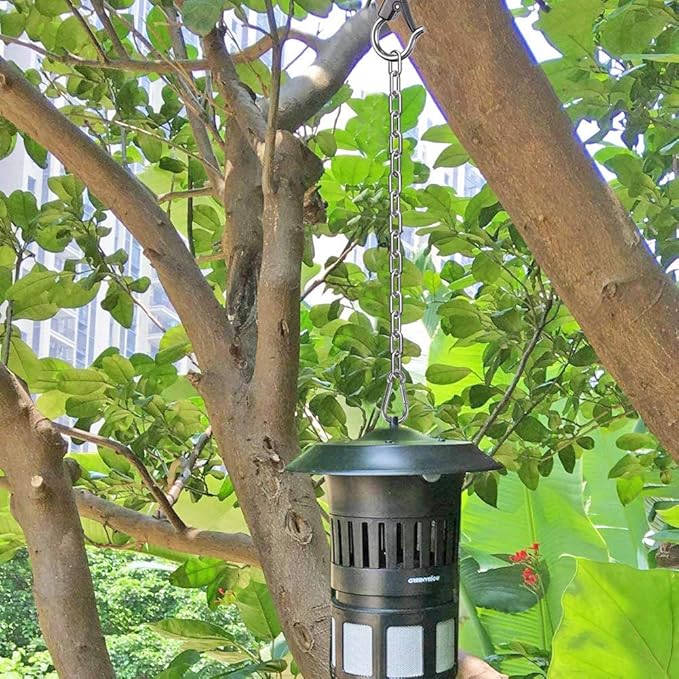 BeneLabel Wall Mount Ceiling Hooks with Safety Buckle - Plant Hanger Hooks - Outdoor Hanging Brackets for Hanging Plants, Lights, Wind Chimes & More - Rust Proof and Wind Proof