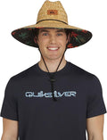 Quiksilver Men's Wide Brim Outdoor Lifeguard Straw Sun Hat