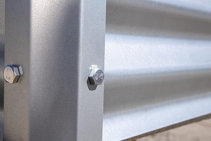 Arrow Sheds GrowIT Galvanized Steel Raised Flower and Plant Bed for The Garden or Greenhouse, 36" x 36" x 17"