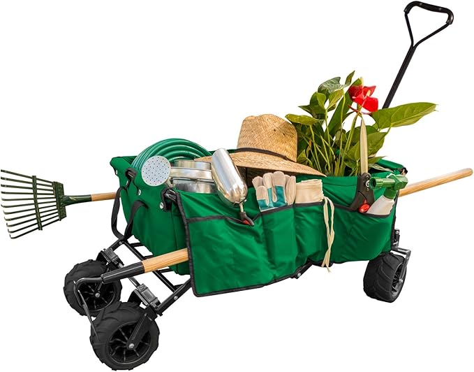 Creative Outdoor Original Folding Wagon All-Terrain Wheels