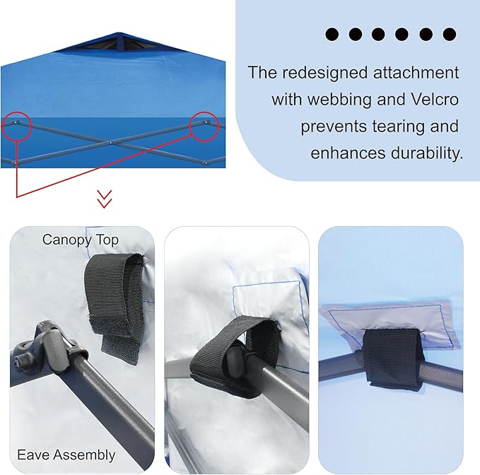 CROWN SHADES 10x10 Pop Up Canopy - Patented Center Lock One Push Instant Outdoor Canopy Beach Tent with STO-N-Go Bag 8 Stakes & 4 Sand Bags，White