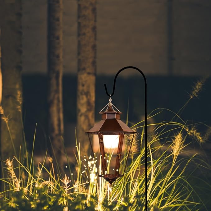 Ashman Shepherd's Hooks 35 Inch (8 Pack), Black, Made of Premium Metal for Hanging Solar Lights, Bird Feeders, Mason Jars, Christmas Lights, Lanterns, Garden Stakes and Wedding Décor.