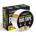 The Good Stuff Double Sided Carpet Tape [2 Inch x 10 yd] Secure Area Rugs to Carpets, Laminate, and Hardwood Floors, Easy to Remove and Restick Without Residue or Damage to Rug or Floor